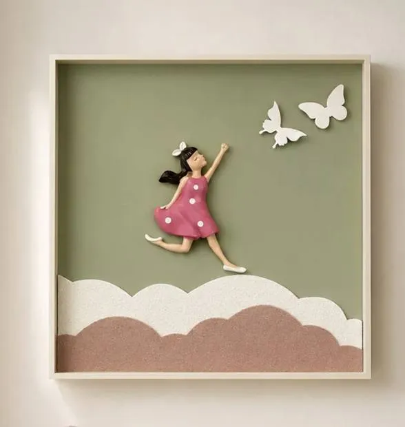 Butterfly pop art shadow box