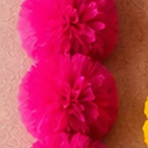 Pink marigold hangings