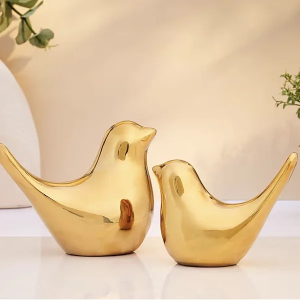 Golden blessing birds, pair