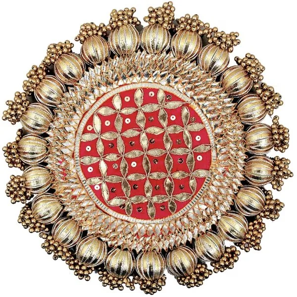 Gota patti plate