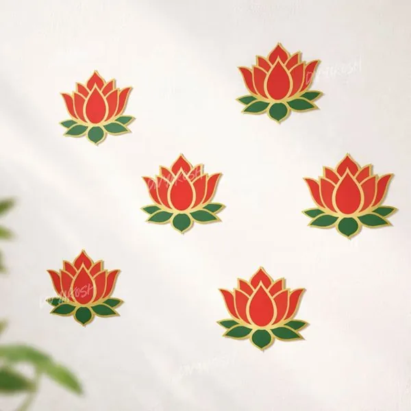 Lotus wall stickers