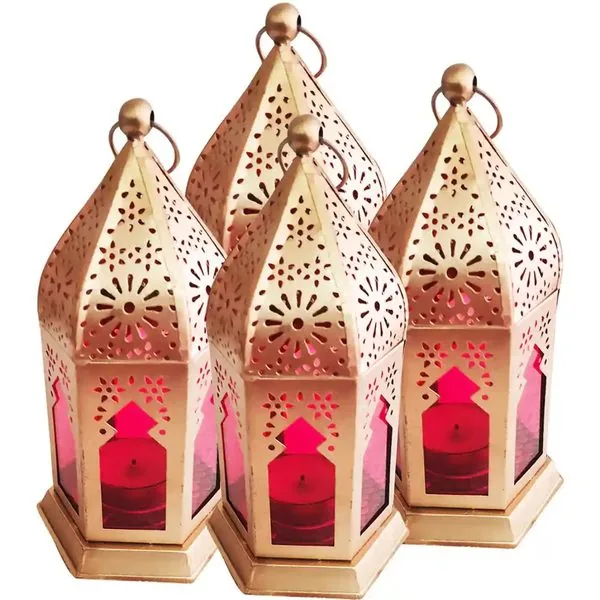 Moroccan lanterns, set of 4
