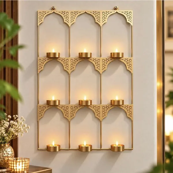 Wall tealight panel