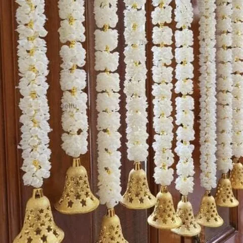 Floral hangings with bells