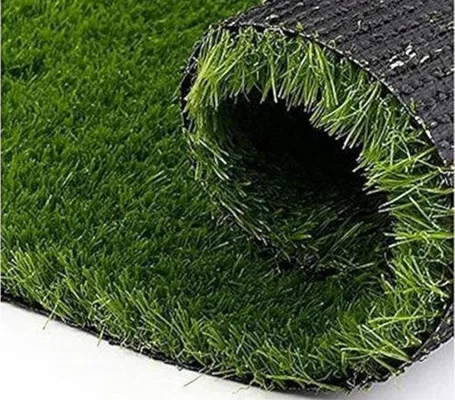 Rolled artificial grass mat