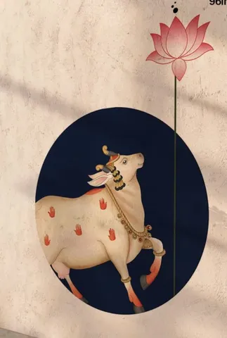 Pichwai cow wall art