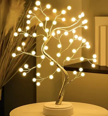 LED tree table lamp