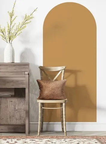 Mustard arch wall sticker