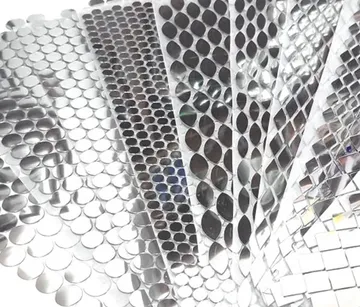 Mirror mosaic sheets