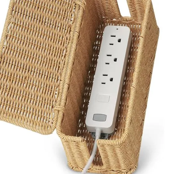 Woven cable box