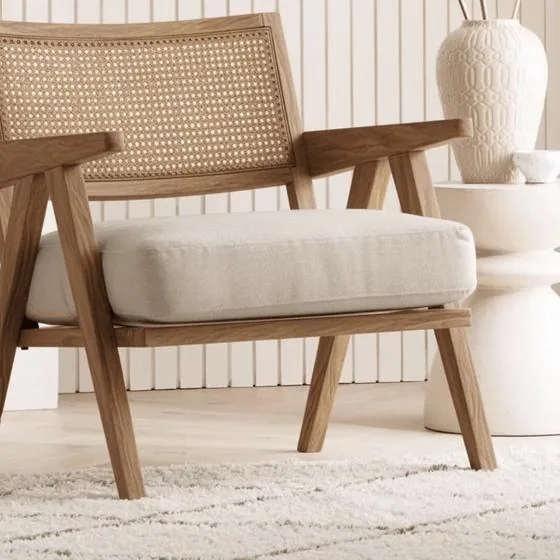 Cane lounge chair