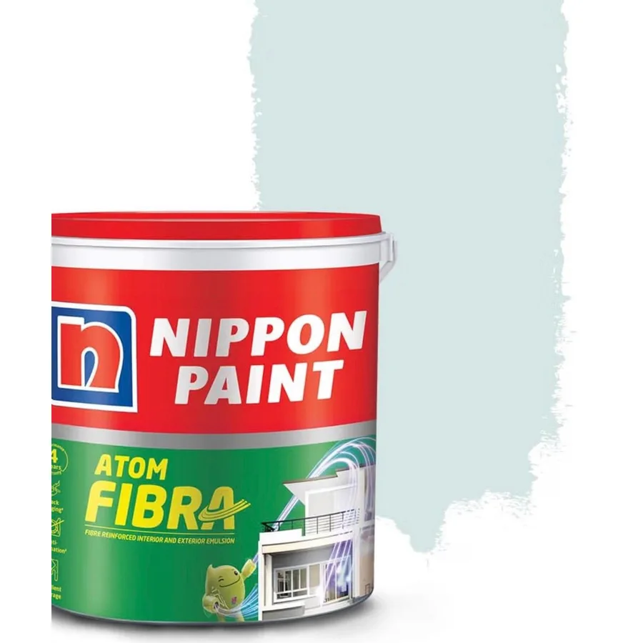 Atom Fibra 2-in-1 Interior & Exterior Emulsion — Blue Trace, 10 L